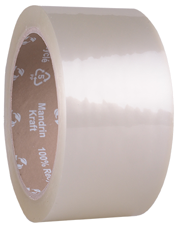 Ruban adhésif écologique BOPP 100% recyclé - ECO+TAPE transparent
