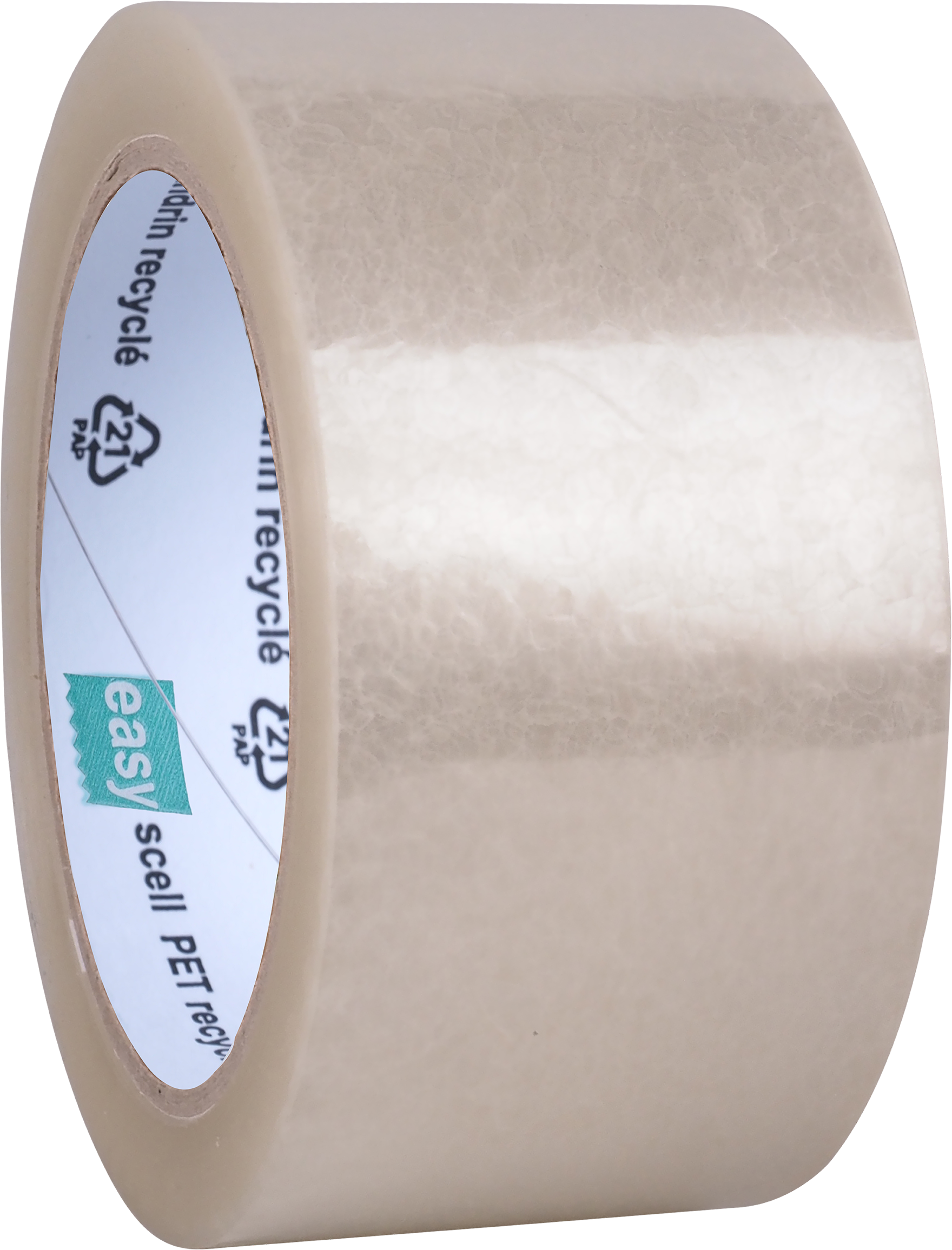 Ruban adhésif écologique en PET recyclé - rPET 390 transparent
